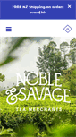 Mobile Screenshot of nobleandsavage.com